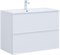 AQUANET Тумба с раковиной Арт 90 цв.белый матовый AQUANET-323573