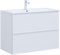 AQUANET Тумба с раковиной Арт 90 цв.белый матовый AQUANET-323573