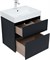 AQUANET Тумба с раковиной Бруклин 60 цв. антрацит матовый AQUANET-312875
