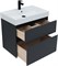 AQUANET Тумба с раковиной Бруклин 70 цв. антрацит матовый AQUANET-312876