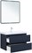AQUANET Тумба с раковиной Вега 2.0 80 2 ящ. цв.маренго (раковина Ирис) AQUANET-344742