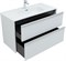 AQUANET Тумба с раковиной Вита 100 цв. белый матовый AQUANET-339163