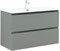 AQUANET Тумба с раковиной Джейн 100 цв.мисти грин (раковина Flat) AQUANET-332532