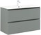 AQUANET Тумба с раковиной Джейн 100 цв.мисти грин (раковина Flat) AQUANET-332532