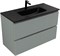 AQUANET Тумба с раковиной Джейн 100 цв.мисти грин (раковина Flat) AQUANET-332532
