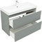 AQUANET Тумба с раковиной Джейн 100 цв.мисти грин (раковина Flat) AQUANET-332532