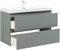 AQUANET Тумба с раковиной Джейн 100 цв.мисти грин (раковина Flat) AQUANET-332532