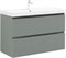 AQUANET Тумба с раковиной Джейн 100 цв.мисти грин (раковина Flat) AQUANET-332532