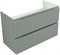 AQUANET Тумба с раковиной Джейн 100 цв.мисти грин (раковина Flat) AQUANET-332532
