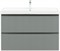AQUANET Тумба с раковиной Джейн 100 цв.мисти грин (раковина Flat) AQUANET-332532