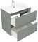 AQUANET Тумба с раковиной Джейн 70 цв.мисти грин (раковина Flat) AQUANET-332535