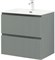 AQUANET Тумба с раковиной Джейн 70 цв.мисти грин (раковина Flat) AQUANET-332535