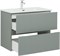 AQUANET Тумба с раковиной Джейн 80 цв.мисти грин (раковина Фортуна) AQUANET-332519