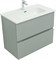 AQUANET Тумба с раковиной Джейн 80 цв.мисти грин (раковина Фортуна) AQUANET-332519