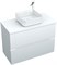 AQUANET Тумба с раковиной Джейн 90 цв.белый матовый (раковина Фортуна) AQUANET-332528