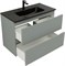 AQUANET Тумба с раковиной Джейн 90 цв.мисти грин (раковина Flat) AQUANET-332533