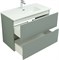 AQUANET Тумба с раковиной Джейн 90 цв.мисти грин (раковина Фортуна) AQUANET-332518
