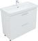 AQUANET Тумба с раковиной Ирис new 100 напольная 2 ящ. цв.белый глянец AQUANET-342096