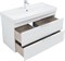 AQUANET Тумба с раковиной Ирис new 100 подвесная 2 ящ. цв. белый глянец AQUANET-342095