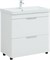 AQUANET Тумба с раковиной Ирис new 80 напольная 2 ящ. цв.белый глянец AQUANET-312429