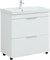 AQUANET Тумба с раковиной Ирис new 80 напольная 2 ящ. цв.белый глянец AQUANET-312429