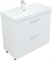 AQUANET Тумба с раковиной Ирис new 90 напольная 2 ящ. цв.белый глянец AQUANET-342094