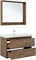 AQUANET Тумба с раковиной Милан 100 цв. дуб рустикальный AQUANET-340165