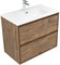 AQUANET Тумба с раковиной Милан 80 цв. дуб рустикальный AQUANET-340164