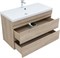 AQUANET Тумба с раковиной Нота new 100 цв.дуб светлый AQUANET-335883