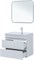 AQUANET Тумба с раковиной Нота new 75 цв.белый глянец AQUANET-335871