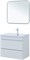 AQUANET Тумба с раковиной Нота new 75 цв.белый глянец AQUANET-335871