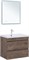 AQUANET Тумба с раковиной Нота new 75 цв.дуб веллингтон табак AQUANET-335876