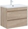 AQUANET Тумба с раковиной Нота new 75 цв.дуб светлый AQUANET-335881