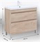 AQUANET Тумба с раковиной Нота New 90 дуб светлый AQUANET-345804