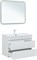 AQUANET Тумба с раковиной Нота new 90 цв.белый глянец AQUANET-335872