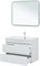 AQUANET Тумба с раковиной Нота new 90 цв.белый глянец AQUANET-335872