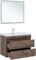 AQUANET Тумба с раковиной Нота new 90 цв.дуб веллингтон табак AQUANET-335877