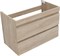 AQUANET Тумба с раковиной Нота new 90 цв.дуб светлый AQUANET-335882