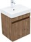 AQUANET Тумба с раковиной Оптима 50 цв. дуб рустикальный AQUANET-345347