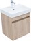 AQUANET Тумба с раковиной Оптима 50 цв. дуб светлый AQUANET-345349