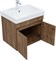 AQUANET Тумба с раковиной Оптима 60 цв. дуб рустикальный AQUANET-345351