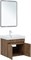 AQUANET Тумба с раковиной Оптима 60 цв. дуб рустикальный AQUANET-345351