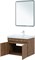 AQUANET Тумба с раковиной Оптима 70 цв. дуб рустикальный AQUANET-345355