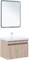 AQUANET Тумба с раковиной Оптима 70 цв. дуб светлый AQUANET-345357