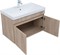 AQUANET Тумба с раковиной Оптима 80 цв. дуб светлый AQUANET-345361