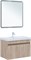 AQUANET Тумба с раковиной Оптима 80 цв. дуб светлый AQUANET-345361