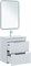 AQUANET Тумба с раковиной Практика 60 2 ящ. цв.белый глянец AQUANET-354886