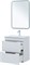 AQUANET Тумба с раковиной Практика 60 2 ящ. цв.белый глянец AQUANET-354886