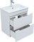 AQUANET Тумба с раковиной Практика 60 2 ящ. цв.белый матовый AQUANET-332510