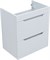 AQUANET Тумба с раковиной Практика 60 2 ящ. цв.белый матовый AQUANET-332510